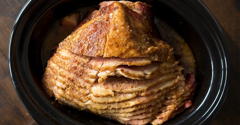 Slow Cooker Honey Mustard Ham