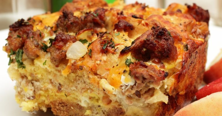Sausage And Egg Bread Pudding