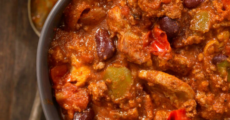 Slow Cooker Turkey Veggie Chili