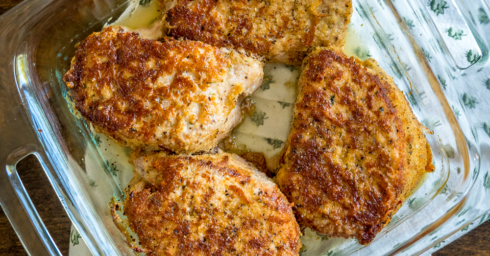 Parmesan Crusted Pork Chops