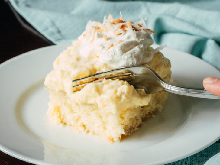 Pineapple Macadamia Nut Cake with Key Lime Curd