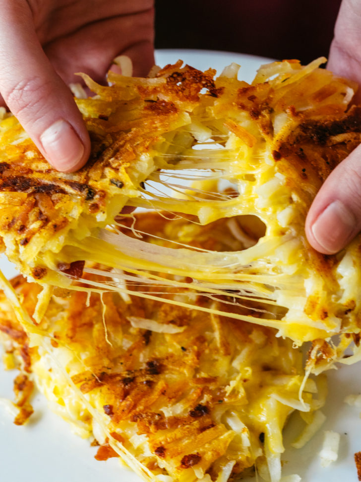 Crispy and Cheesy Hash Browns