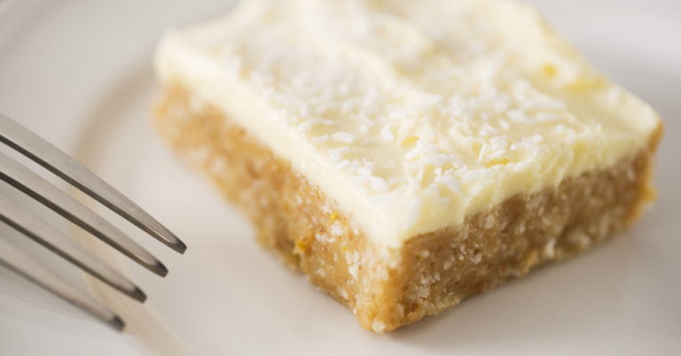 Coconut Orange Cake Bars