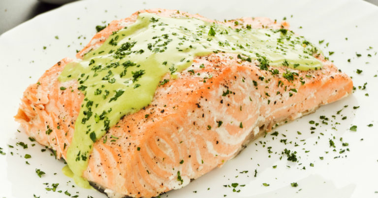 Creamy Cilantro Lime Salmon