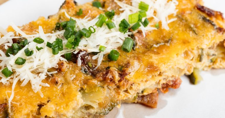 Cheesy Garden Zucchini Casserole
