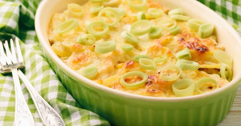 Chicken Casserole With Potatoes And Leeks