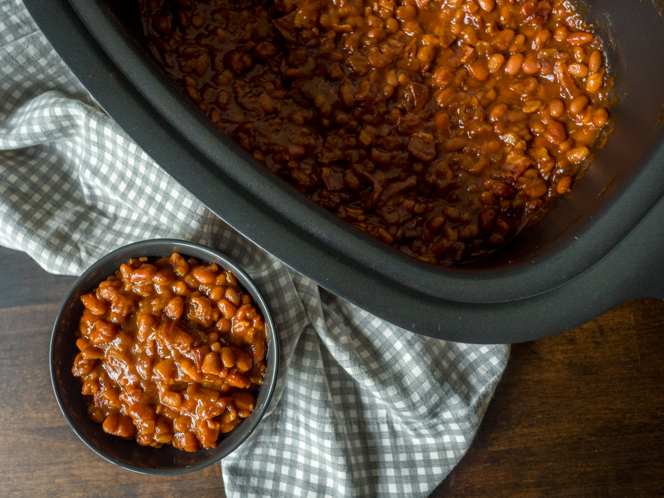 Slow-Cooker Three-Bean Beer Pot Recipe 