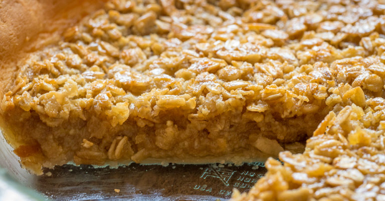Classic Amish Oatmeal Pie