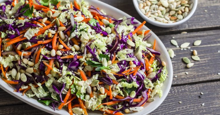 No Mayo Coleslaw