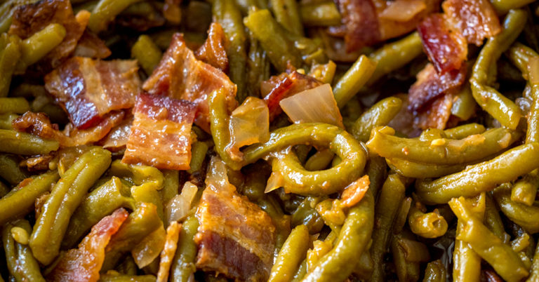 Slow Cooker BBQ Green Beans