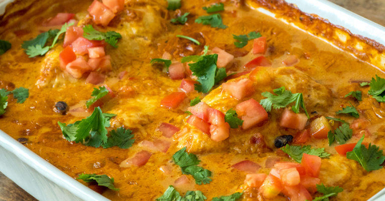 Queso Chicken Bake