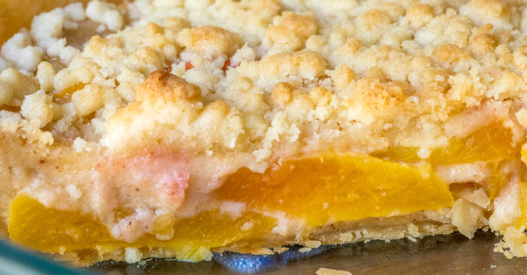 Custard Peach Pie