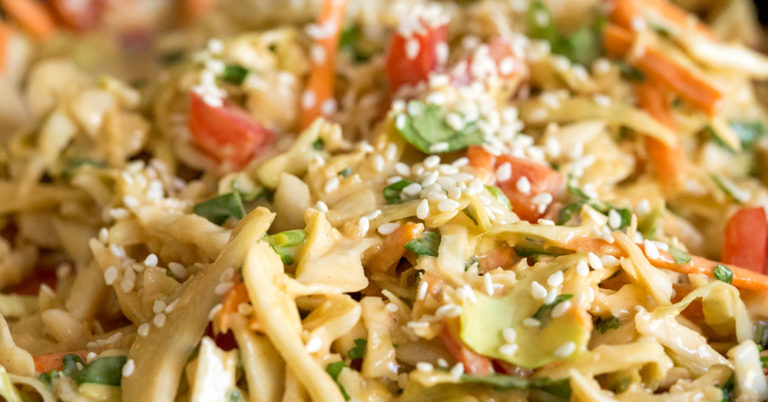 Thai Peanut Coleslaw