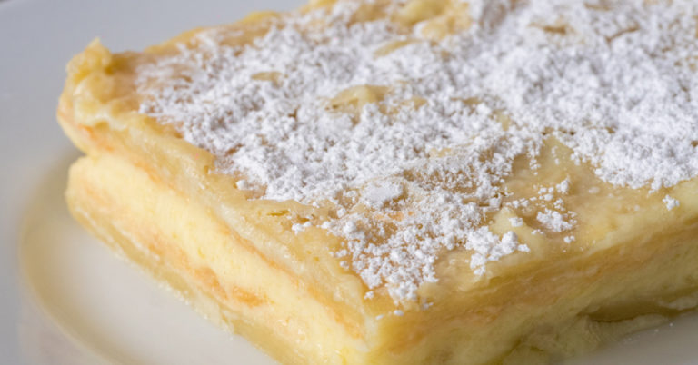 Classic Vanilla Custard Bars