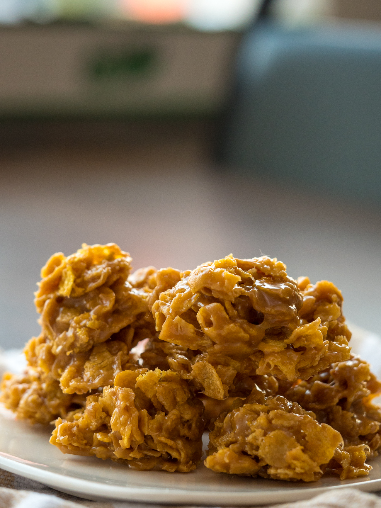 Peanut Butter Cornflake Cookies