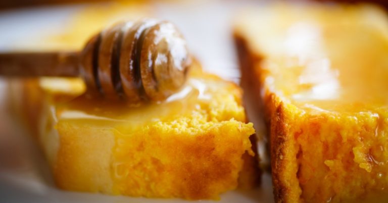 Honey Lemon Curd Loaf Cake