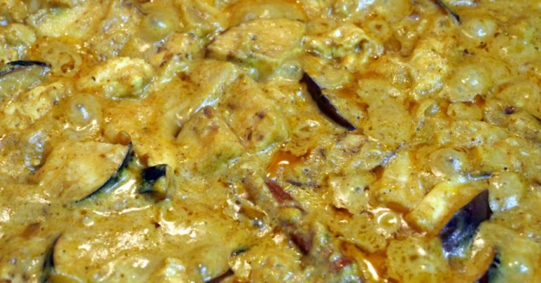 Creamy Dijon Chicken & Eggplant Dinner