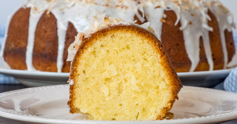 Sour Cream Coconut Bundt Cake
