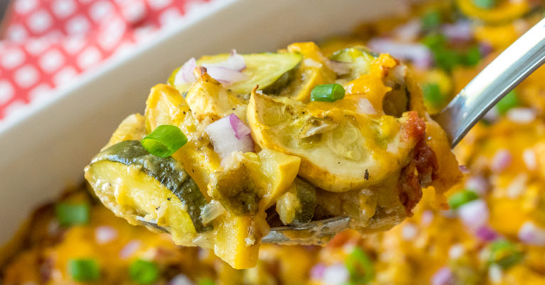 Cheesy Southwestern Squash Casserole