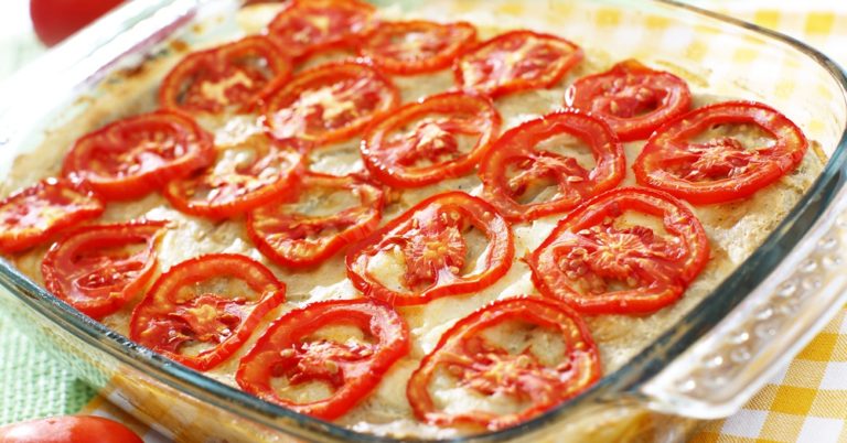 Grandma’s Eggplant Tomato Bake