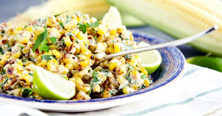 Creamy Cilantro Corn Salad