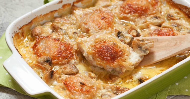 Chicken With Creamy Mushroom Sauce