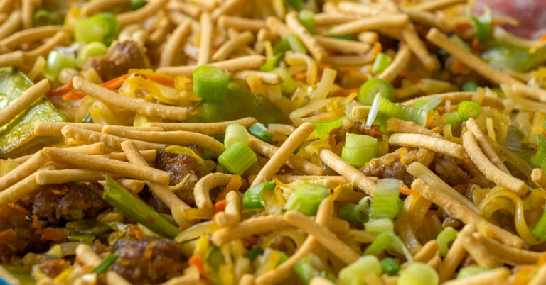 Crispy Egg Roll Casserole