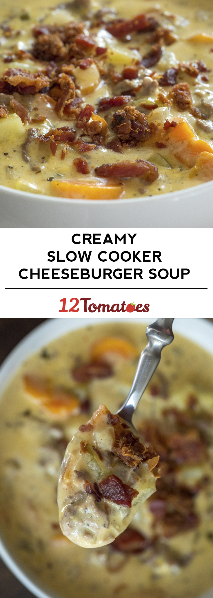 Updated Slow Cooker Cheeseburger Soup-image