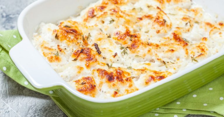 Creamy Chicken and Potato Gratin Bake