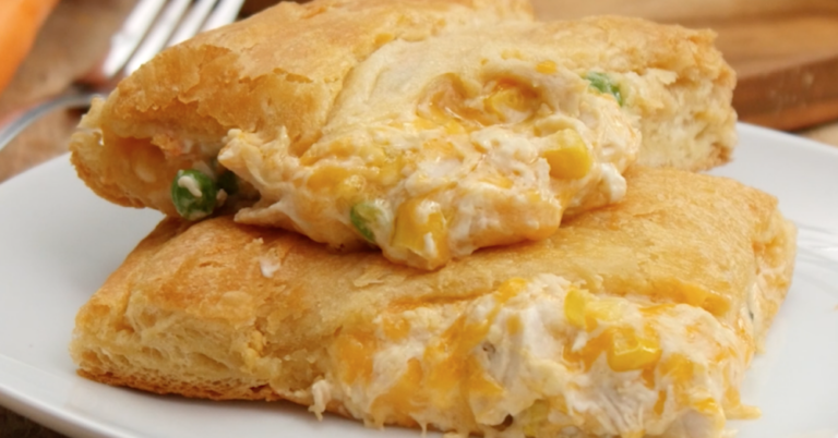 Chicken Pot Pie Crescent Braid