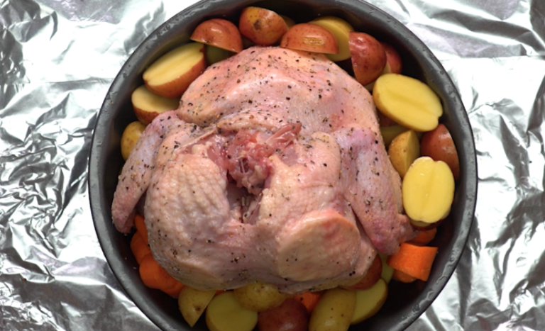 Rotisserie Style Bundt Pan Chicken