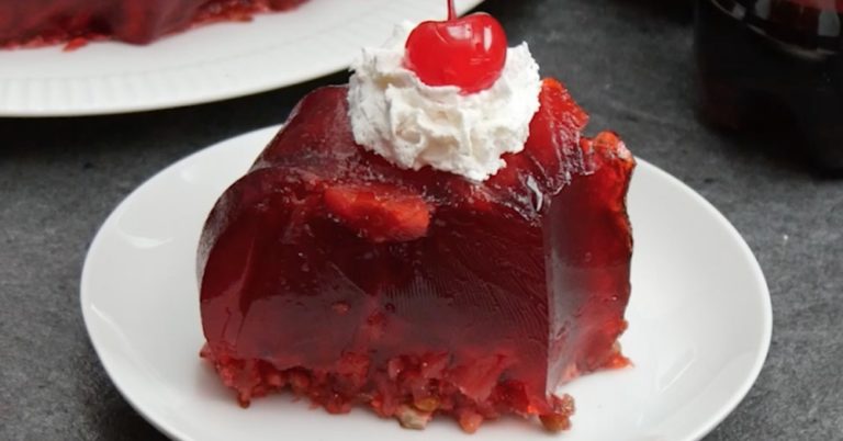 Dr. Pepper Cherry Jello Salad