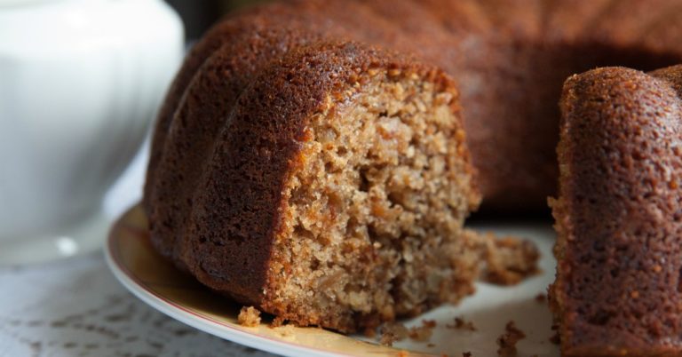 Caramel Toffee Nut Bundt Cake