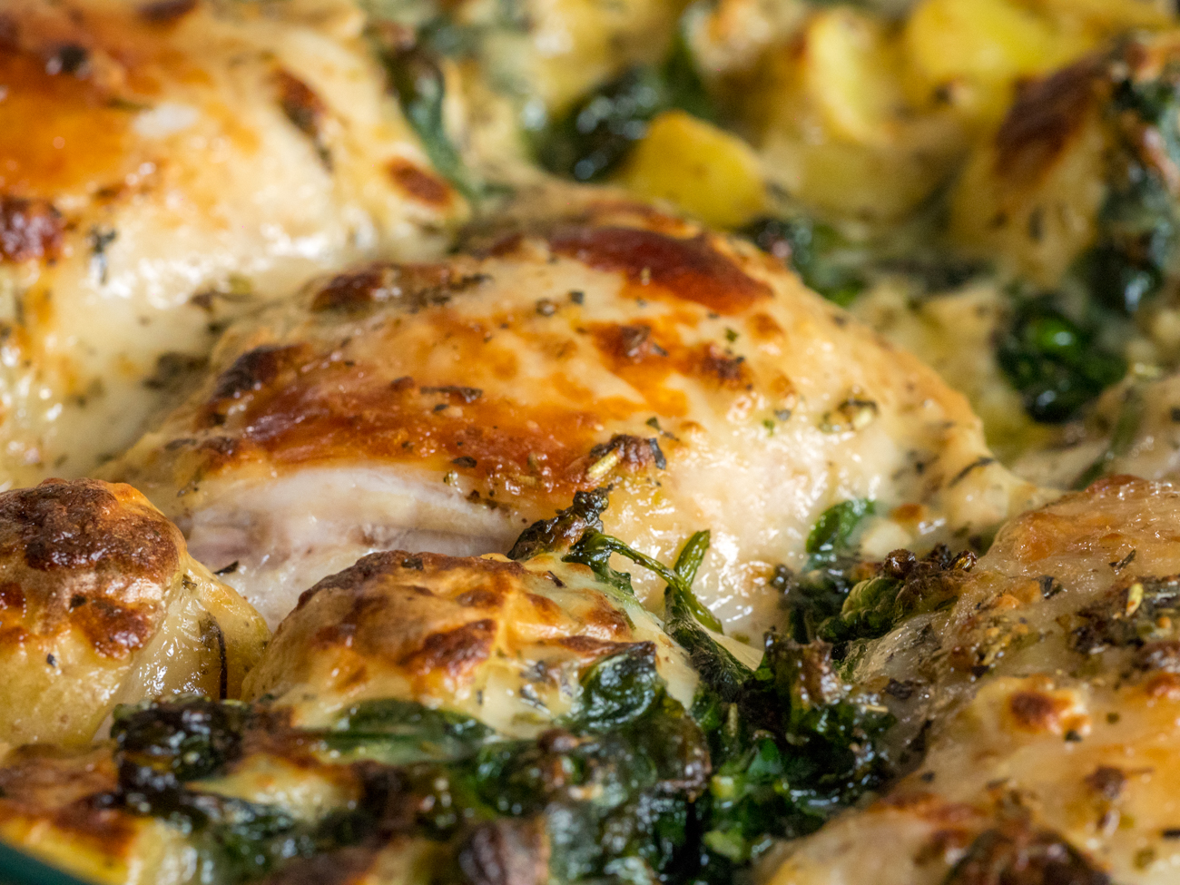 Baked Garlic Parmesan Chicken And Potatoes 12 Tomatoes