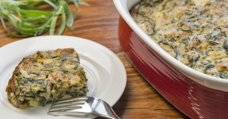 Spinach and Egg Breakfast Casserole