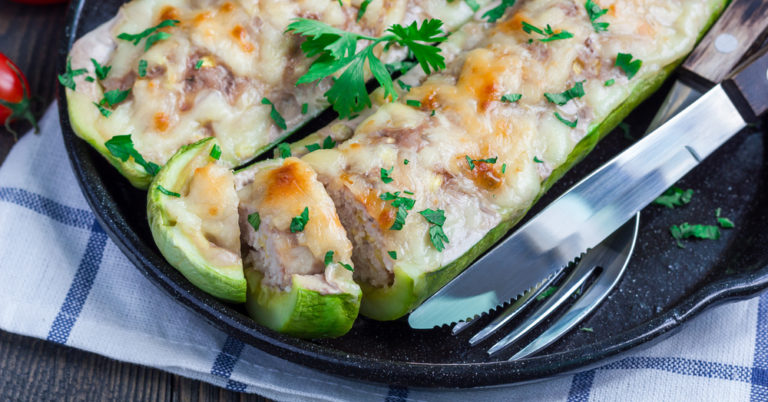 Stuffed Zucchini Boats