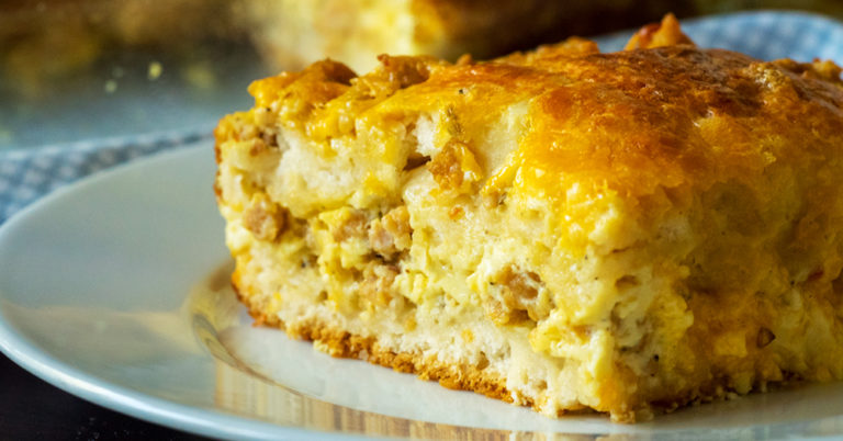 Chicken Sausage Breakfast Casserole