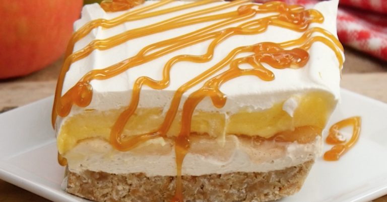 Caramel Apple Lasagna