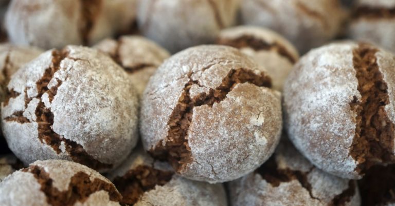 Chocolate Snowball Cookies