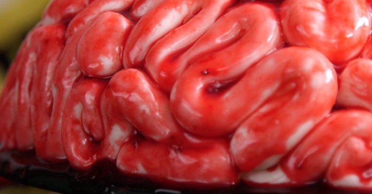 Halloween Brain Cake