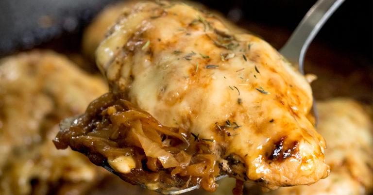 French Onion Chicken Skillet