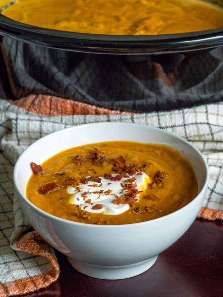 Slow Cooker Pumpkin Soup | 12 Tomatoes