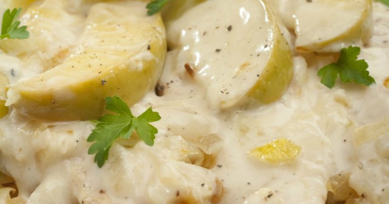 Creamy Normandy Chicken And Apples