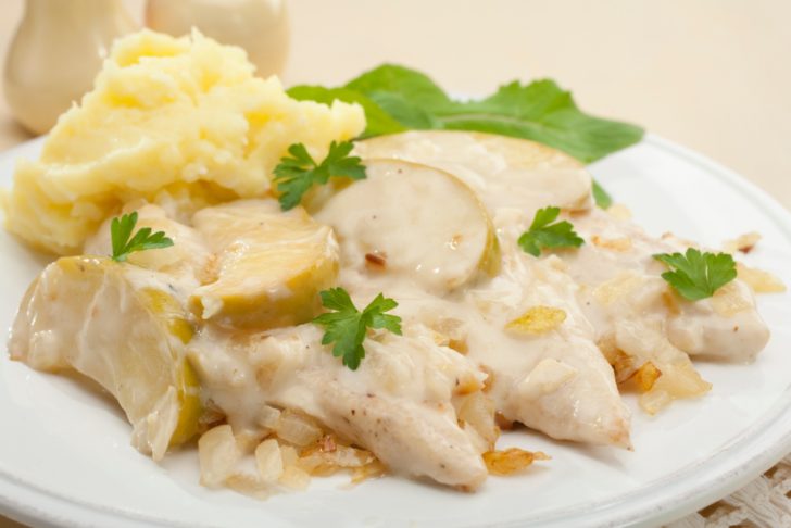 Creamy Normandy Chicken And Apples | 12 Tomatoes