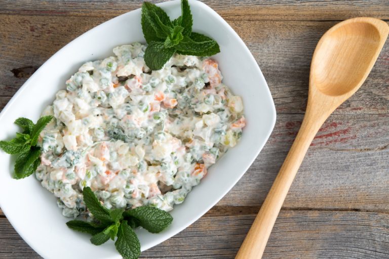 Creamy and Delicious Olivier Salad