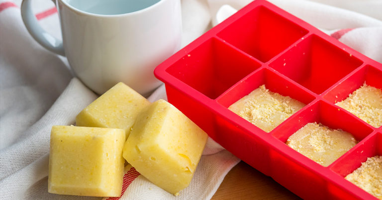 Lemon Ginger Immunity-Boosting Ice Cubes