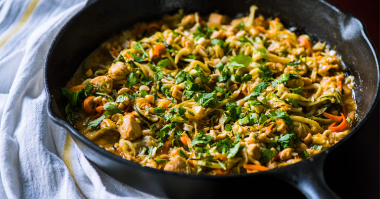Zoodled Chicken Pad Thai