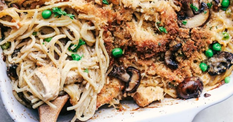 Chicken Tetrazzini Casserole