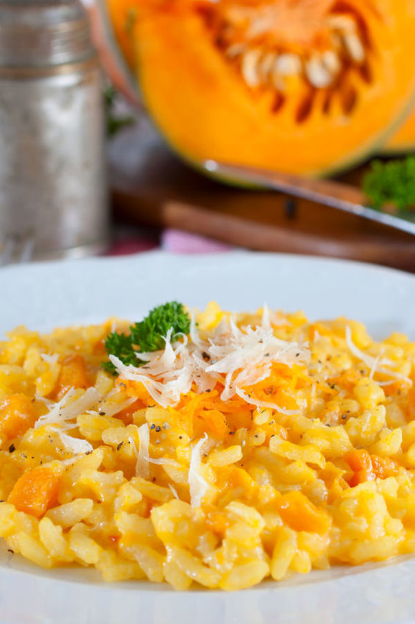 Seasonally Delicious Dinner: Creamy Pumpkin Risotto | 12 Tomatoes