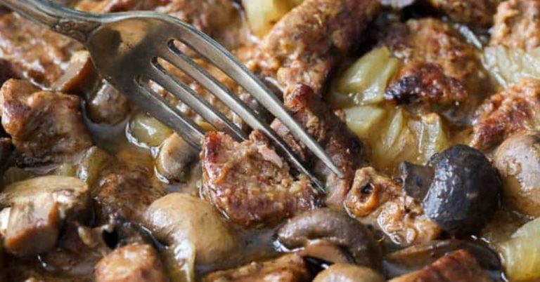 Creamy Beef Stroganoff Casserole